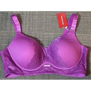 NEW SonaShape Daily Support Comfort Seamless Lifting Bra Size XL Purple With Tag